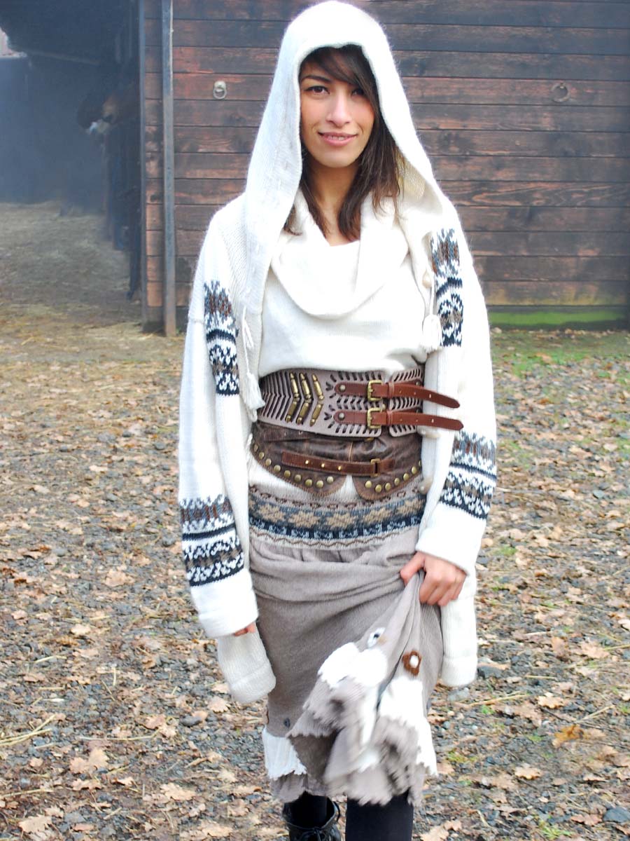 Wool leg warmers - LaMamita - Gypsy Bohemian Clothing