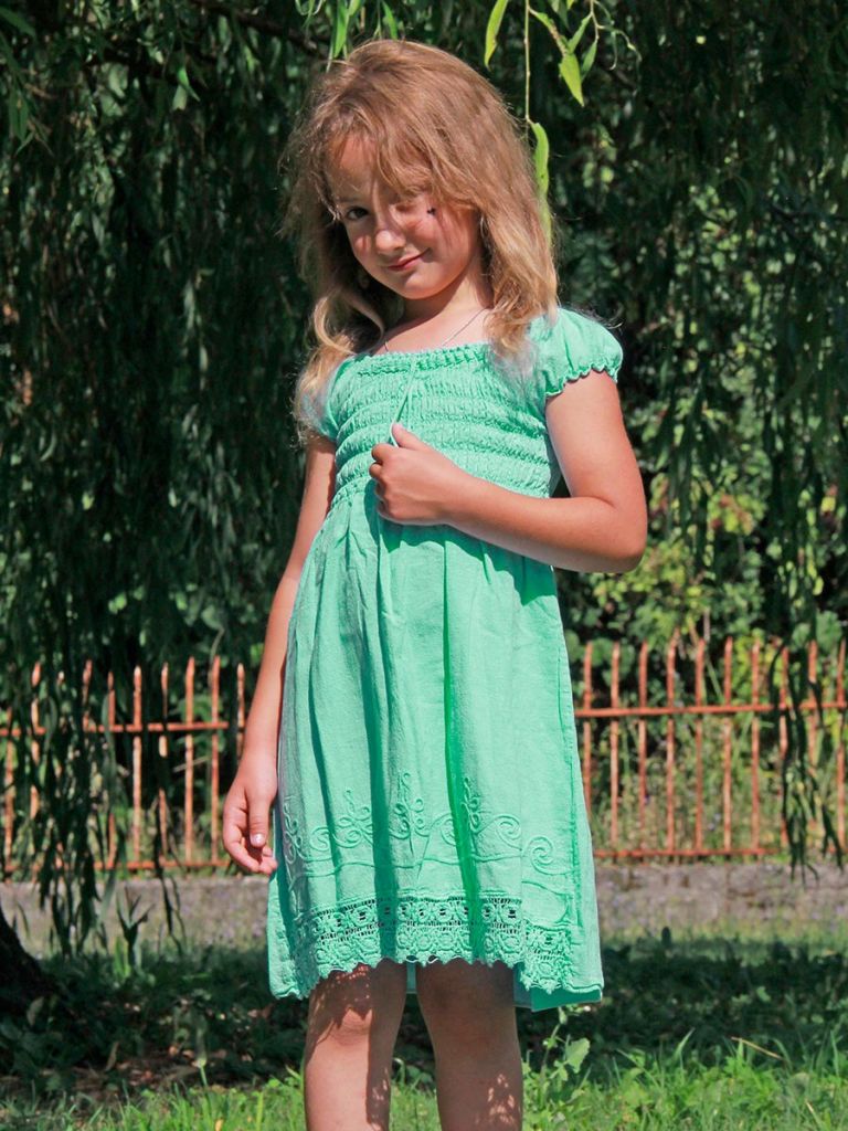 Green on sale dress baby