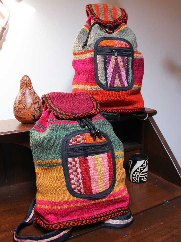 Ethnic backpack shop