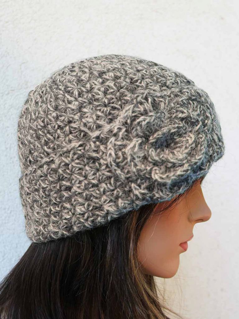 Women crochet alpaca hat Maria Women s alpaca hats La Mamita