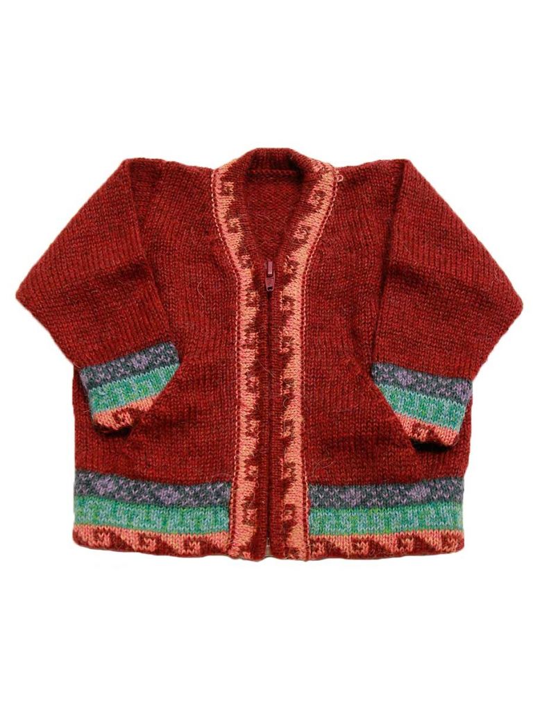 Alpaca wool V neck baby cardigan Enea Kids Alpaca Wool Cardigan La Mamita