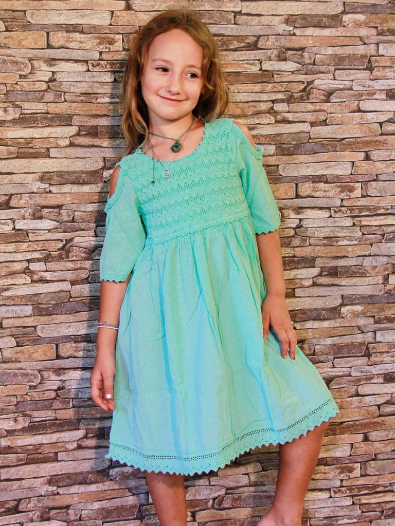 Little girl tropical dress sale